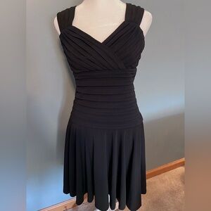 White House Black Market Elegant Black Dress NWT
